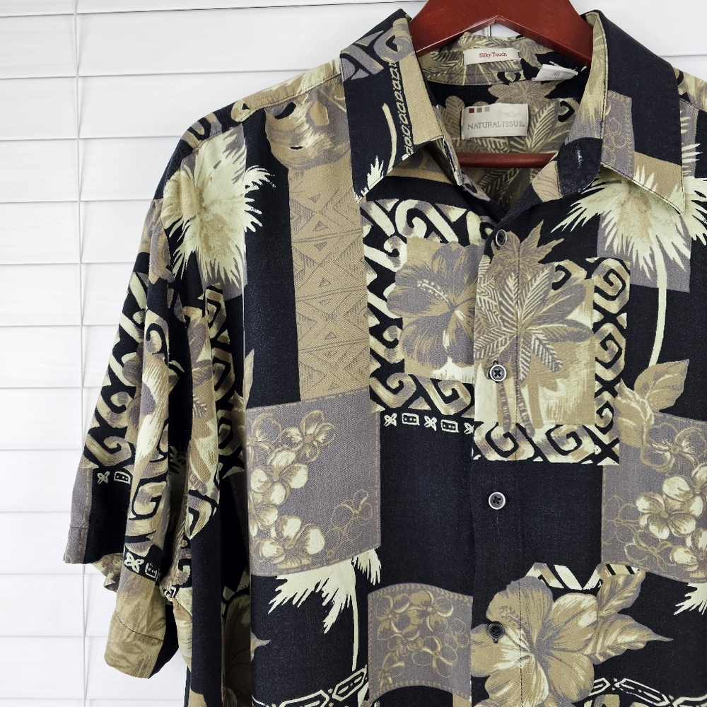 Natural Issue Tropical Button-Down Shirt